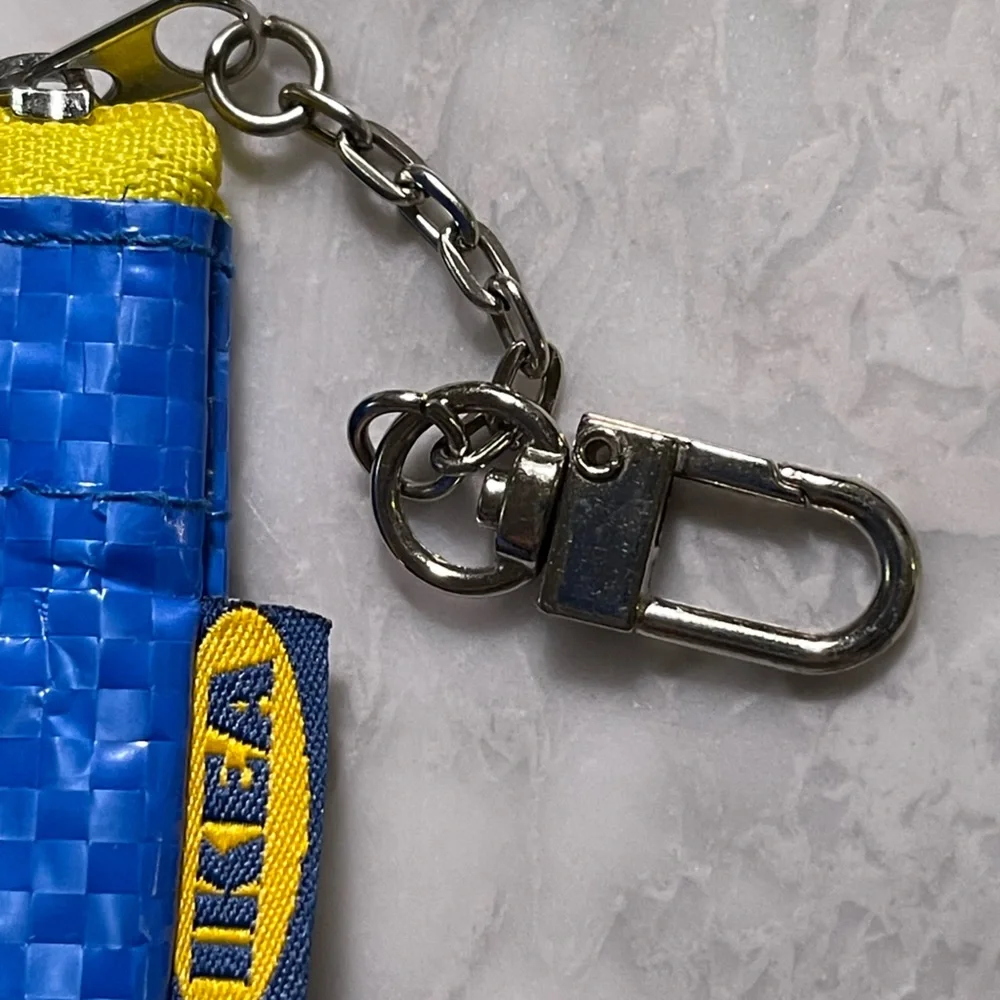 Ikea mini tote with keychain loop